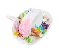 Cappello da coniglietto per bambini, copricapo occidentale stagionale, cappello per costume pasquale, per carnevale, cacce alle uova, compleanno, riunioni di famiglia, celebrazioni, balli in