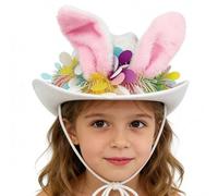 Cappello da coniglietto per bambini, copricapo per feste in stile occidentale, cappello pasquale da cowgirl, per cacce all' , carnevale, feste di compleanno, riunioni di famiglia