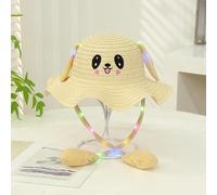 Cappello da coniglio per bambini con luce e orecchie mobili per viaggi di