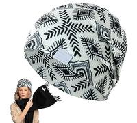 Cappello da corsa per il freddo, cappello da corsa per il freddo, design stampato, protezione dal freddo, cappello con finta pelliccia di pecora, per pesca, sci, equitazione