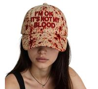 Cappello Da Costume Halloween Insanguinato Costume Unisex Sanguinoso