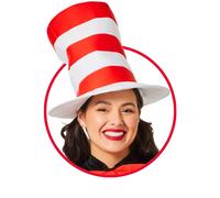 Cappello Da Costume Per Adulti Del Gatto Con Il Cappello Di Dr Seuss