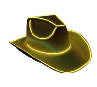 Cappello Da Cowboy A LED - Cappello Da Cowgirl Western Con Clowstring Per Abbigliamento Per Adulti Accessorio Per Le Feste A Tema Cowboy | Festa A Tema Halloween Party Cosplay Costume