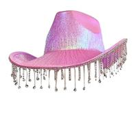 Cappello da cowboy con strass, da sposa, cowboy, per addio al nubilato, feste nuziali, per addio al nubilato
