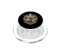 Cappello da cowboy country rap microfono musica occidentale fan USA PopSockets PopGrip per MagSafe