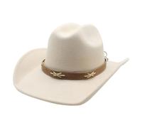 Cappello da Cowboy da Donna con Cappello da Sole a Larga modellabile Occidentale da Uomo#G