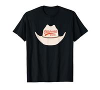 Cappello da Cowboy dello Stato dell'Oklahoma per l'orgoglio dell'Oklahoma Maglietta
