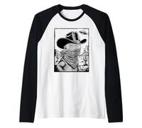 Cappello da Cowboy Drago Barbuto UFO Desert Western Rettile Maglia con Maniche Raglan