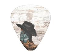 Cappello da cowboy e stivali plettro per chitarra 12 pezzi accessori per chitarra pickup adatto per chitarra Yukriri e altri