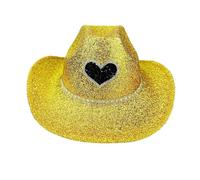 Cappello Da Cowboy Glitterato Uomo, Donna, Copricapo Da Festa, Costume