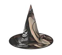 Cappello da cowboy nero stivali occidentali 1 pz Halloween strega cappello costume partito cappello adatto per giochi teatrali accessori