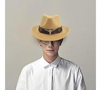 Cappello da cowboy occidentale casual, larga, oggetti di scena per foto