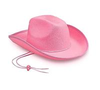 Cappello da cowboy per adulti, accessorio per travestimento occidentale, unisex, per sceriffo, rodeo, feste, festival, Halloween, costume da cowboy, taglia unica