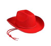 Cappello da cowboy per adulti, accessorio per travestimento occidentale, unisex, per sceriffo, rodeo, feste, festival, Halloween, costume da cowboy, taglia unica