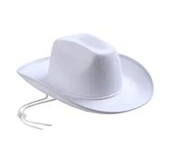 Cappello da cowboy per adulti, accessorio per travestimento occidentale, unisex, per sceriffo, rodeo, feste, festival, Halloween, costume da cowboy, taglia unica