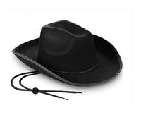 Cappello da cowboy per adulti, accessorio per travestimento occidentale, unisex, per sceriffo, rodeo, feste, festival, Halloween, costume da cowboy, taglia unica
