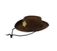 Cappello da cowboy per bambini con stella da sceriffo
