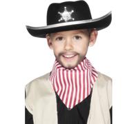 Cappello Da Cowboy Per Ragazzi Costume Fantasia Accessorio Del Far West