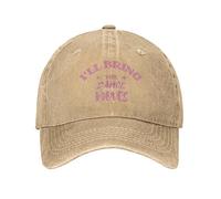 Cappello da Cowboy Regolabile con Scritta I'll Bring The Dance Moves, Berretto da Baseball alla Moda, Regalo per Camionista, per Donne e Uomini