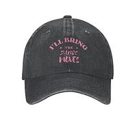 Cappello da Cowboy Regolabile con Scritta I'll Bring The Dance Moves, Berretto da Baseball alla Moda, Regalo per Camionista, per Donne e Uomini