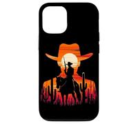 Cappello da cowboy Texas Rodeo Bull Western Cowboy Wild West Custodia per iPhone 12/12 Pro