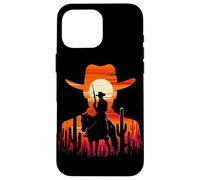 Cappello da cowboy Texas Rodeo Bull Western Cowboy Wild West Custodia per iPhone 16 Pro Max