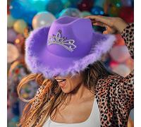 Cappello da cowgirl Cappello da cowboy occidentale per costumi Festival