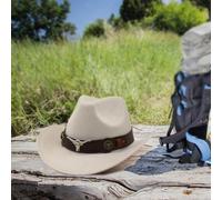 Cappello da cowgirl comodo cappello da cowboy elegante per la pesca a tema