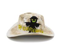 Cappello da cowgirl leggero Donna Uomo Donna Halloween Natale Cappello da Cowboy Festa di Carnevale Antivento Cappelli da Cowboy per Donna Western Feltro Cappelli Per Gli Uomini Feltro Con Stringa