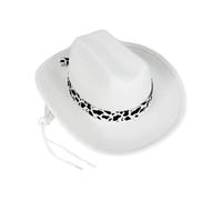 Cappello da cowgirl regolabile a tema mucca per ragazze ragazzi leggero comodo partito Cosplay 5 scelte di colore comodi cappelli da cowboy per bambini
