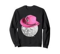 Cappello da Cowgirl Rosa con Strass Felpa
