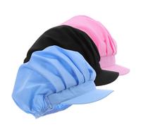 Cappello da cuoco 3 pezzi: berretto da cucina - berretto avvolgente per capelli
