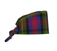 Cappello da Cuoco Clan Maclennan Tartan Cappello da Chef Traspirante Cuffietta Chirurgica Elastico Bandana per Cucina Ristorante Uomo/Donna