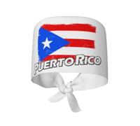 Cappello da Cuoco Cute Puerto Rico Flag Cappellino da Chef Soft Cappelli da Cuoco Traspirante Cappello da Chef per Uomo/Donna Catering Ristorante