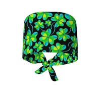 Cappello da Cuoco Cute St.Patrick's Day Cappellino da Chef Traspirante Cappelli da Cuoco Elastico Cuffietta Chirurgica per Ristorante Cucina Catering