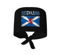 Cappello da Cuoco Lion Rampant Scotland Scottish Flag Cappellino da Chef Soft Cuffietta Chirurgica Traspirante Cappello da Chef per Cucina Catering Uomo/Donna