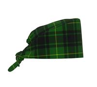 Cappello da Cuoco MacArthur Tartan Green Plaid Cappellino da Chef Vintage Cappello da Chef Soft Cappelli da Cuoco per Ristorante Uomo/Donna Catering