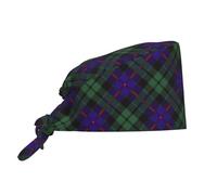 Cappello da Cuoco Morrison Clan Plaid Scottish Tartan Cappellino da Chef Elastico Cuffietta Chirurgica Vintage Cappello da Chef per Cucina Ristorante Catering
