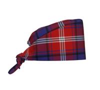 Cappello da Cuoco Scottish Clan Ainslie Tartan Plaid Cuffietta Chirurgica Vintage Cappello da Chef Elastico Bandana per Uomo/Donna Catering Ristorante