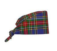 Cappello da Cuoco Scottish Clan Macbeth Tartan Plaid Cuffietta Chirurgica Vintage Cappello da Chef Soft Bandana per Cucina Catering Uomo/Donna