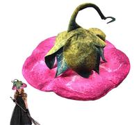 Cappello da da donna, cappello da loto, accessorio di Halloween, costume da cosplay malvagio, cappello da festa a punta per travestimenti spaventosi, giochi di ruolo magici, eventi a tema, foto