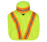 Cappello da difesa con ventilatore solare e strisce riflettenti regolabili con coulisse per lavoratori stradali e giardinieri, cappello solare regolabile
