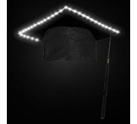Cappello da diplomato per studenti | Cappello studente luminoso per bambini,Accessorio per per costume universitario, decorazione per feste a tema liceo studi superiori eventi scolastici