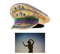 Cappello da direttore d'orchestra del Mardi Gras Cappello gotico da uomo e da