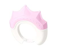 Cappello da doccia per bambini con design a corona, protegge gli occhi dall’acqua, riduce la paura del bagno, 0-15 anni, regolabile, cappello doccia bambini, visiera shampoo bambini