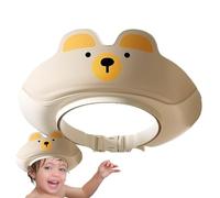 Cappello da doccia per bambini, visiera da bagno per bambini per lavare i capelli | Visor di shampoo a forma di orso del fumetto per le,Caps di lavaggio dei capelli portatili con prot