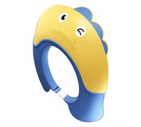Cappello da doccia per bambino, scudo per cuffia da doccia per bambino | Cuffia da bagno regolabile forma di dinosauro,Cuffie per shampoo Head Eye Ear per la protezione degli occhi e delle orecchie