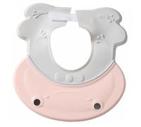 Cappello da Doccia Regolabile per Ragazzo Ragazza e Ragazzo Ragazza Rosa | Paracollo per Bagno, Visiera a Curvatura Inversa, Pp e Tpe, Protegge Occhi e Orecchie Dall'acqua