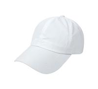 Cappello da donna a coda di cavallo, ad asciugatura rapida, cappello da baseball, cappello da sole, cappello sportivo da cowboy per uomo, bianco, Taglia unica