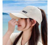 Cappello da Donna con Lingua D'Anatra, Berretto da Baseball, Mostra Il Viso, Piccolo, Mezzo Vuoto, può Essere Legato con Coda di Cavallo, Protezione Solare